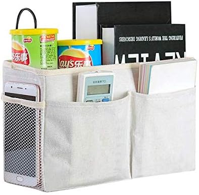 Yzooiyl Bedside Caddy/Bedside Storage Bag Hanging Organizer for Bunk and Hospital Beds,Dorm Rooms Bed Rails,Can be Placed Glasses,Books,Mobile Phones,Keys,daily supplies (C-style)