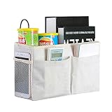 Yzooiyl Bedside Caddy/Bedside Storage Bag Hanging Organizer for Bunk and Hospital Beds,Dorm Rooms Be