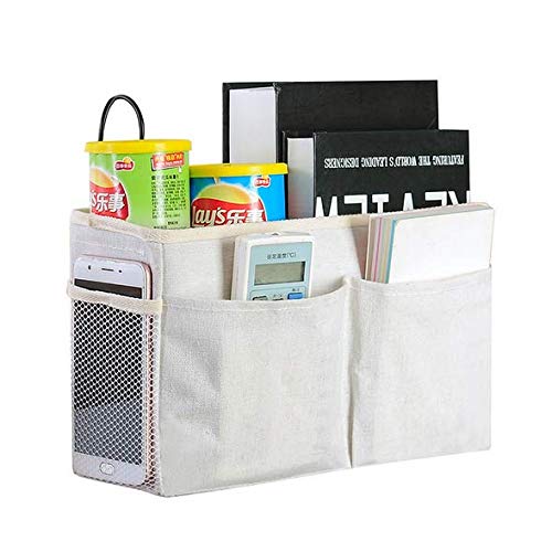 Yzooiyl Bedside Caddy/Bedside Storage Bag Hanging Organizer For Bunk And Hospital Beds,Dorm Rooms Bed Rails,Can Be Placed Glasses,Books,Mobile Phones,Keys,Daily Supplies (C-Style) #TOP18