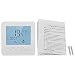 Fdit - Termostato digital inteligente con pantalla LCD, controlador de temperatura 5...