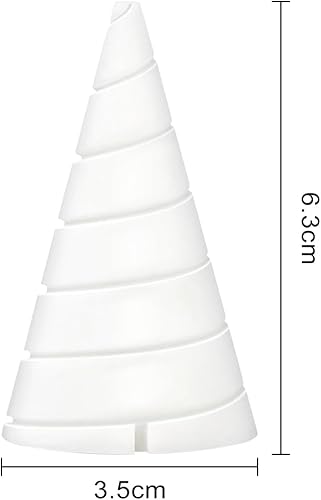 Miniatura 7 de Plantilla de bobinado de bobina para electrocultivo Jardinería Fibonacci Bobina de bobinado Jig para electrocultivo Antena de jardinería de cobre