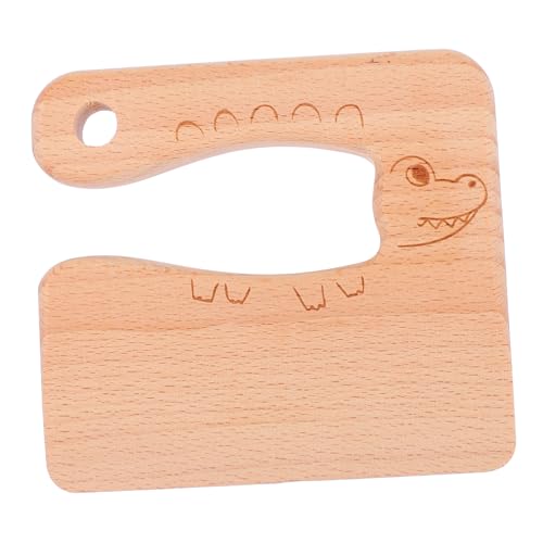 TOYANDONA Cuchillo De Madera para Cortador Práctico y Seguro para Cocina Utensilios De Madera para Picar Frutas y Verduras para Cocina Infantil