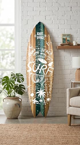 Planche de surf décorative Rider Beach DECLINA 100x30 cm - 2