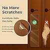 Lupvar Dog Door Scratch Protector 2-Pack 6 x 17 Clear Anti-Scratch Door Guard for Dogs & Cats, Heavy Duty PVC Pet Door Shield, Custom Cut Claw Protection for Interior Exterior Doors Frames & Trim