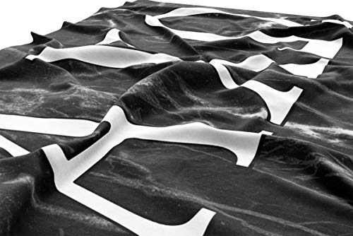 Pro-Graphx Alpha Chi Omega Greek Sorority & Fraternity Flag Officially Licensed, Tapestry, Display Banner, Sign, Letter Pattern Large Decor - 3 Feet X 5 Feet - Black Marble #TOP3