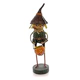 Lori Mitchell SCARECROW Polyresin Wizard Oa Halloween 20471