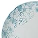 Pfaltzgraff Garden Blossom Floral 12 Piece Plate Bowl Dinnerware Set, Blue