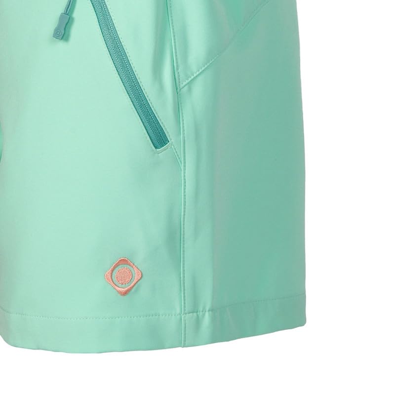 Izas RILLO W Pantalón Corto de Trekking para Mujer, Secado Rápido y Elástico, Repelente al Agua y Transpirable, Regular Fit con Trabillas y Bolsillos con Cremallera