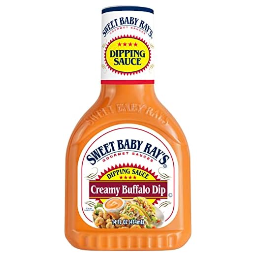 Sweet Baby Ray's Creamy Buffalo Dip Dipping Sauce 14 oz (Pack of 3)