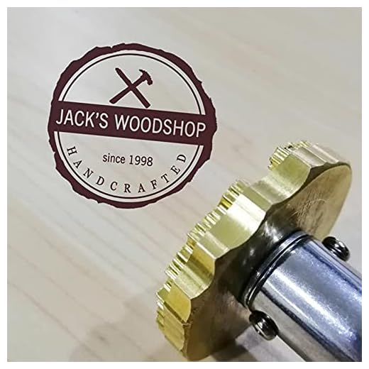 Custom Electric Wood Branding Iron for Wood， 350W Custom Cake Logo BBQ Heat Stamp with Brass Head and Wood Handle for Woodworking and Handcrafted Design (1"x1")