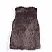 Faux Fur Vest for Women 2025 Fall Winter Sleeveless Cropped Fuzzy Jacket Casual Warm Fluffy Furry Coats Outerwear