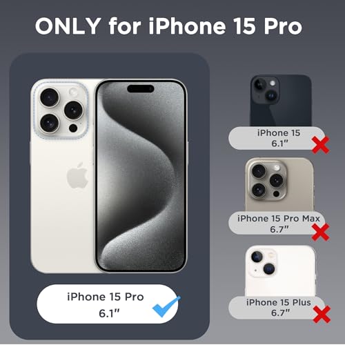 Image of CACOE Magnetic Case for iPhone 15 Pro 6.1 inch, Clear