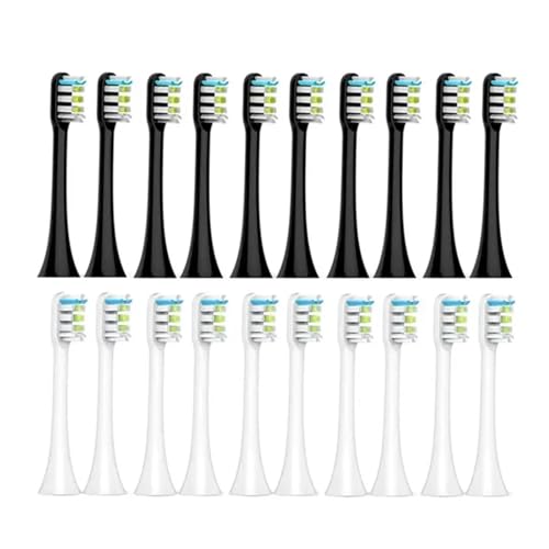 �_�炩���ь����\�ȃw�b�h�����u���V�w�b�h�AXiaomi �d�����g���u���V Soocas X5 X3 X1 X3U �ƌ݊�������(10Black 10White)