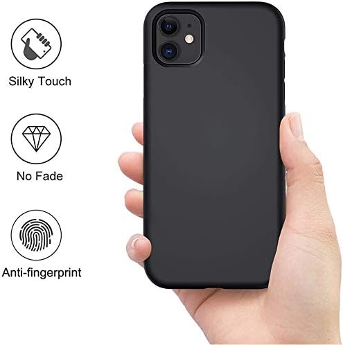 LUOWAN for iPhone 11 Love Heart Case,Silicone Shell with Cute Pink Love Heart Coffe Latte Pattern Design for Women Girls Teen, Shockproof Slim Fit Soft TPU Cover Protective Phone Cases_6.1 inch