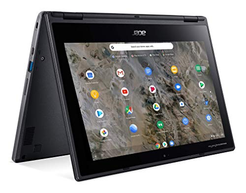 acer Chromebook Spin 311 R721T-62ZQ 11.6" Touchscreen 2 in 1 Chromebook - 1366 x 768 - A-Series A6-9220C - 4 GB RAM - 32 GB Flash Memory - Shale Black - Chrome OS - AMD Radeon R5 Graphics - in-pl by Acer - Used condition - US$116.86