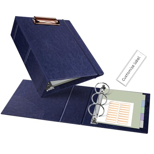 Carpeta de 3 anillos de 5.5 x 8.5 pulgadas para la oficina