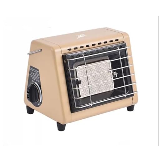 AOTUMUT Calentador de gas portátil para tienda de campaña, ahorro de energía, estufa de calefacción de doble propósito, quemador de butano para pesca al aire libre, senderismo