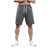 Photo Gallery eucoo shorts da uomo estivi con coulisse in vita e tasche elastiche grigio l Photo Gallery eucoo shorts da uomo estivi con coulisse in vita e tasche elastiche grigio l