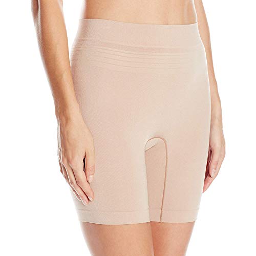Warner's Women's No Pinching. No Problems. Seamless Sleek Short, Toasted Almond, XL