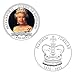 1952-2022 Queen Elizabeth II 70th Anniversary Platinum Jubilee Challenge Coin Metal Home Decoration Commemorative Coin Collection Gift (Style 5-1pcs)