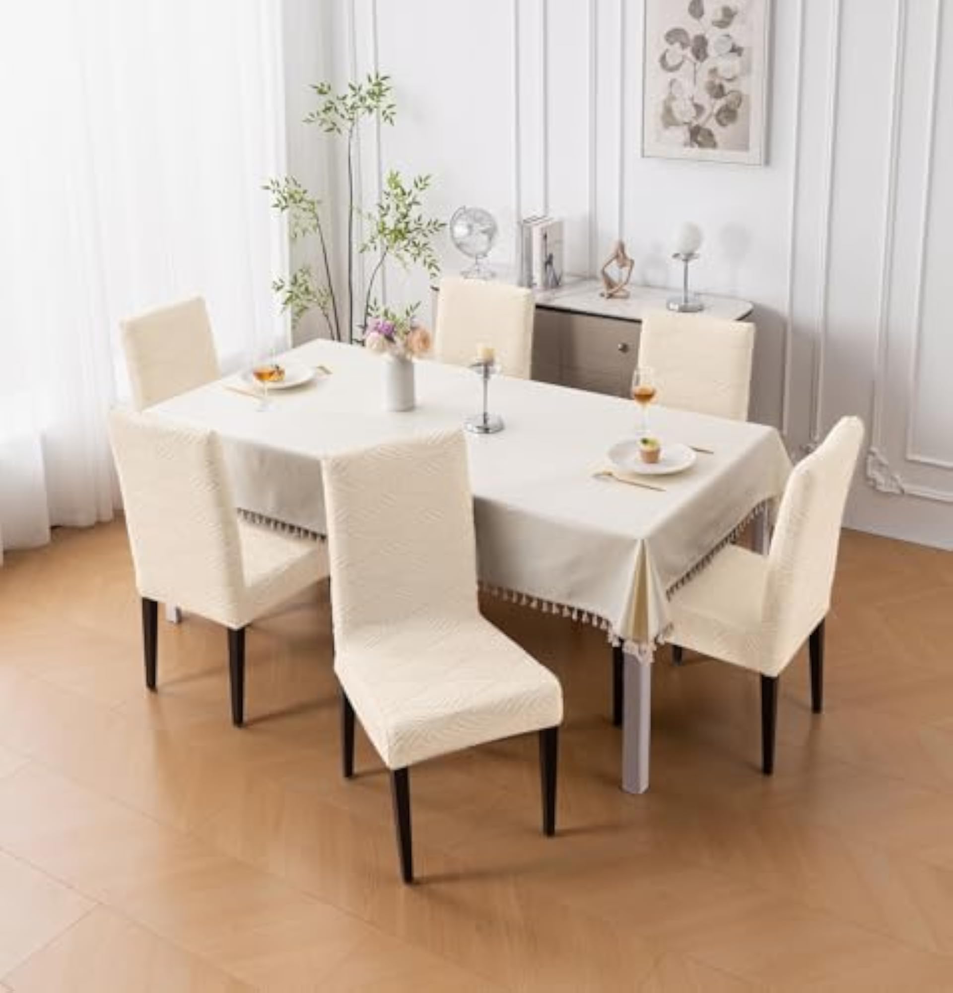 Modern Stretch Chair Cover, Universal Fit Dining Seat Protector