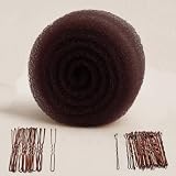 Dark Brown Hair Sponge for Updo - Hair Donuts for...