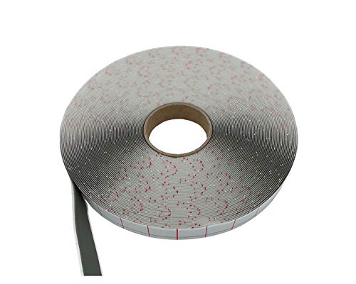 Butylband Doppelseitig 1x15mm selbstklebend 20m Rolle grau Cover