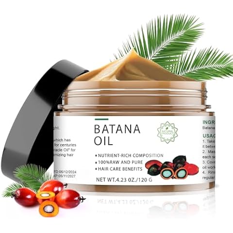 COSMOO Batana Oil for Hair Growth, Natural 100% Raw Batana Oil, Unrefined, Organic and Natural Ingredients - Promotes Hair Growth and Thickness for Men & Women, 4.2 oz Cover