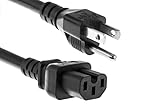 CablesAndKits Heavy Duty AC Power Cord,(Cisco P/N CAB-TA-NA), 15A/125V, 14 AWG, 5-15P to C15, (NEMA 5-15P to IEC-60320-C15) 8 ft