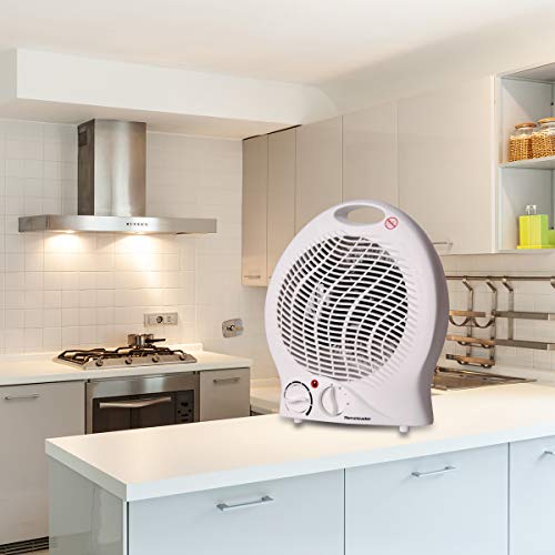 Portable Fan Heater, Homeleader Small Space Heater With Thermostat, Tabletop/Floor Ceramic Heater For Office #TOP6