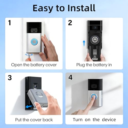 Baterías Ring Doorbell recargables para solucionar el apagado de tu videotimbre 6