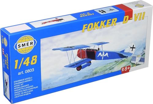 セマー 1/48 ドイツ フォッカー D.7 複葉戦闘機 プラモデル SME48803のサムネイル