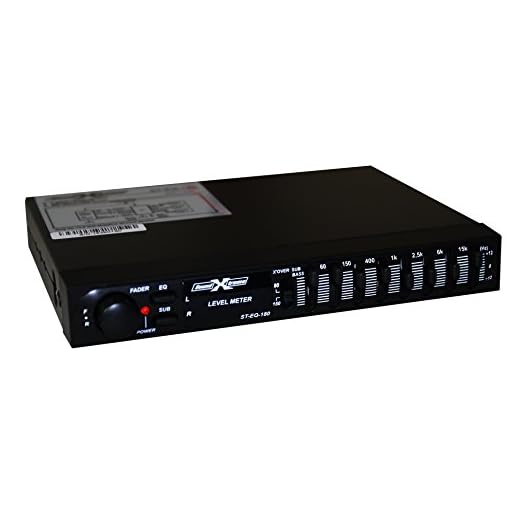 SOUNDXTREME 7 Band Passive Stereo Graphic Equalizer with Fader Control ST-EQ-180