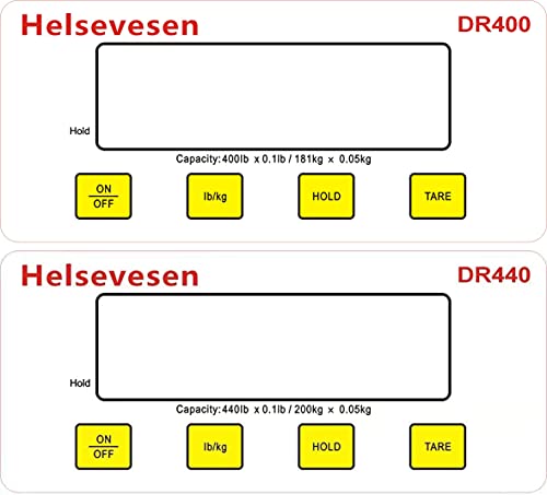 Helsevesen DR440 Medical Grade Scale, 440 Lb Capacity W/Remote Display thumb #7