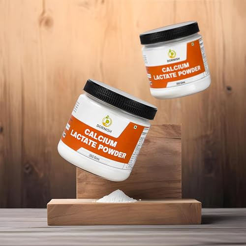 Image of Calcium Lactate Powder,350 Gms I Used as food preservative and Improvers / Food Thickener, Perfect for Spherification, Cheese Making, and Baking Applications I Perfect for Home Chefs, Commercial Kitchens, Food Technologists, and Educational Use | Ideal for Texturizing, Gelling and Stabilizing Foods