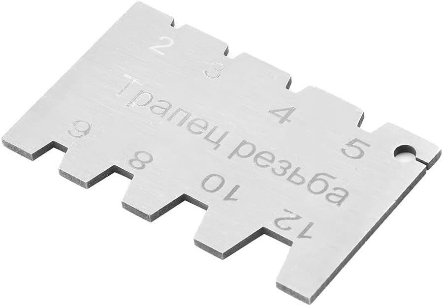 4-Piece Nickel-Plated Thread Cutting Angle Gauge Set CNC Lathe Tool Setup – Carbon Steel Measuring Template with V-Groove, 2° to 75° Graduated S(PE3EU)(Tpaneu)