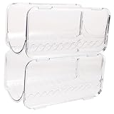 Organisation Optimale: Ce rack de rangement d'organisateur à bouteille d'eau empilable est conçu pour s'adapter à la plupart des armoires et réfrigérateurs, offrant un rangement stable et sécurisé pour différentes tailles de bouteilles, idéal pour maximiser l'espace dans votre cuisine
