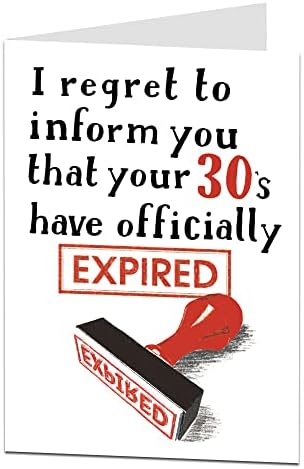 Cult Kitty Funny 40th Birthday Card Men - Gold Foil Inform 40th - Funny ...