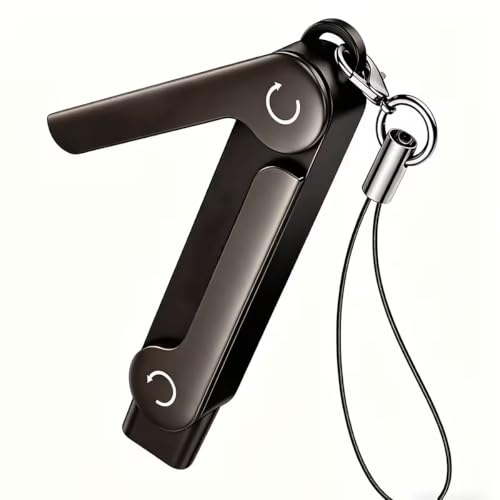 Image of Tobo USB C to USB C Adapter with Foldable Phone Stand, 240W PD Fast Charging Type C Male to Female Converter, 90 Adjustable USB-C Extender for Laptop, Tablet & Smartphone (Charging & Data) TD-1644CC