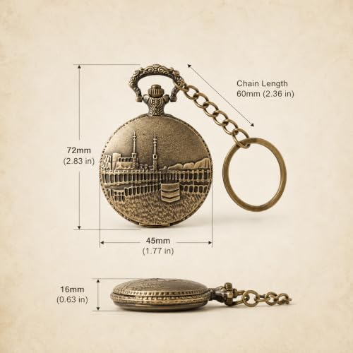 Image of Antique Bronze Pocket Premium Vintage Theme Metallic Home Key Chain & Key Rings | Best Gift for Men, Woman, Boys & Girls on their Special Occassions