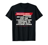 Nevada Election Breaking News President Election Rally Vote T-Shirt