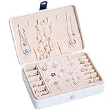 Espaciadores extraíbles, particiones razonables, pulseras, lápices labiales, aretes, aretes, collares, etc., fáciles de almacenar, botones automáticos magnéticos, diseño de botones sin preocupaciones
