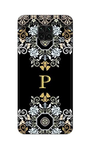 Image of Printed Hard Back Cover Case for Mi Poco M2 Pro Back Cover (Alphabet P) -1803
