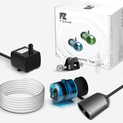 Image of FZONE ATO System for Saltwater Aquarium, Auto Top Off with Dual Optical Sensors for Reef and Freshwater Tanks(Blue)