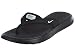 NIKE Women's Ultra Celso Thong Flip-Flop, Black/White, 9.0 Regular US