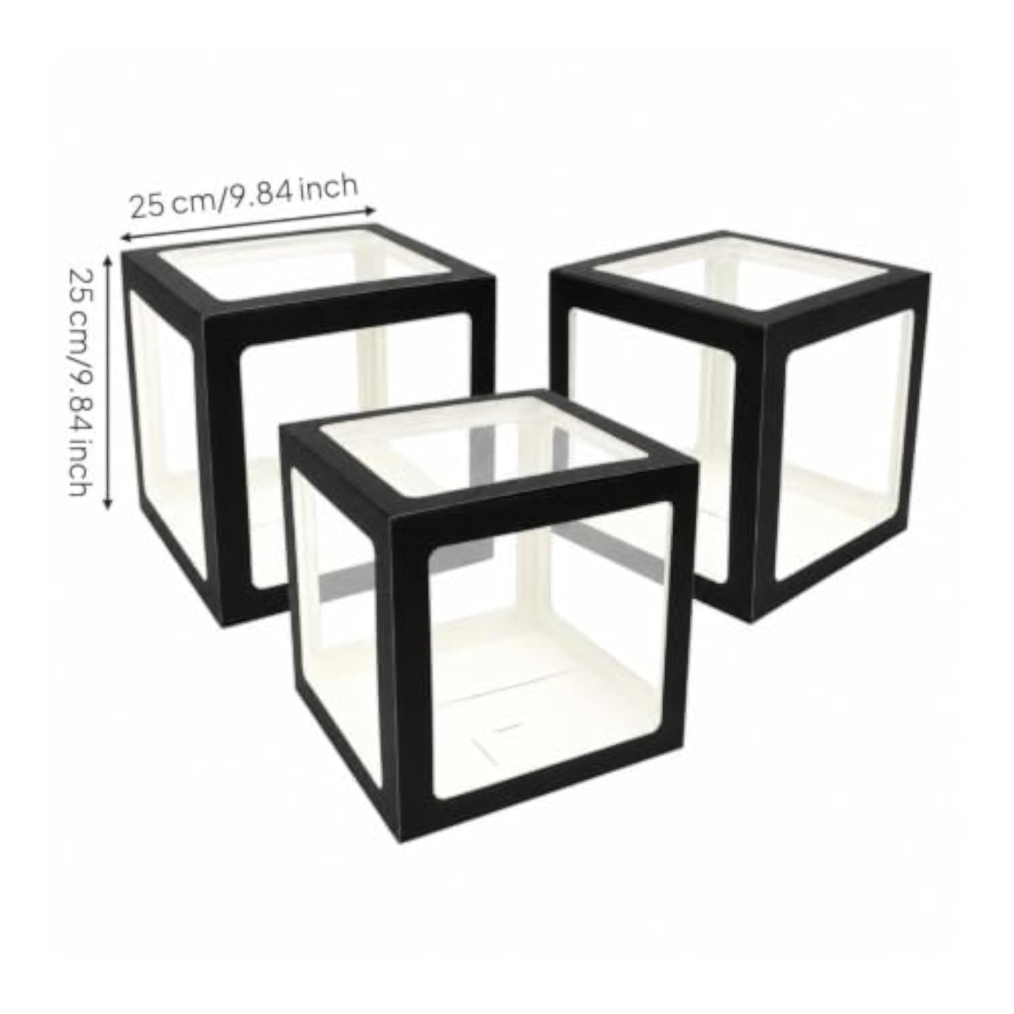 Lightweight Transparent Panel Decorative Display Cube