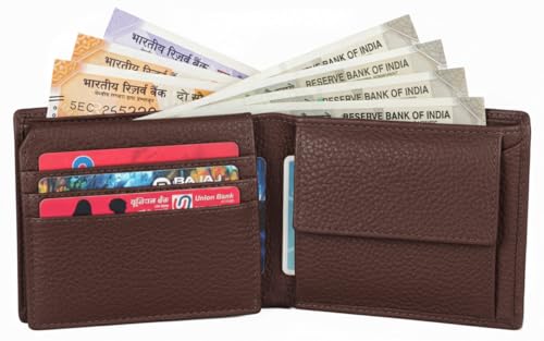 Image of NAPA HIDE Leather Wallet for Men (Brown)