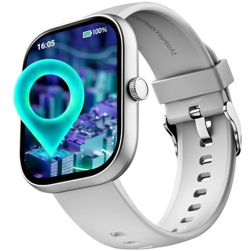 Image of Boat Wave Sigma 3 w /Turn-by-Turn Navigation, 2.01 inch HD Display, Bluetooth Calling, Crest+ OS, QR Tray, Watch Face Studio, Coins, Emergency SOS Smart Watch for Men & Women(Cool Grey)