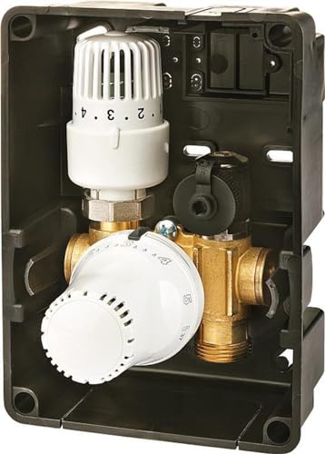 Simplex Duo Regelbox G 3⁄4 M zur raumtemperaturabhängigen Regelung von Flächenheizungen mit einstellbarem Rücklauf -F11879