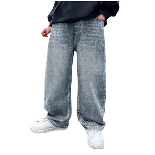 Baggy Jeans Jungen Loose Fit Jogginghose mit Elastische Taille...